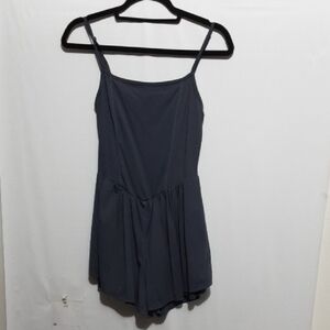 BEAULLY Dark Gray Spaghetti Strap Romper